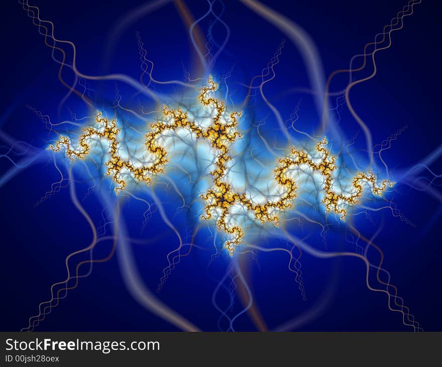 High resolution abstract fractal image created digitally. High resolution abstract fractal image created digitally