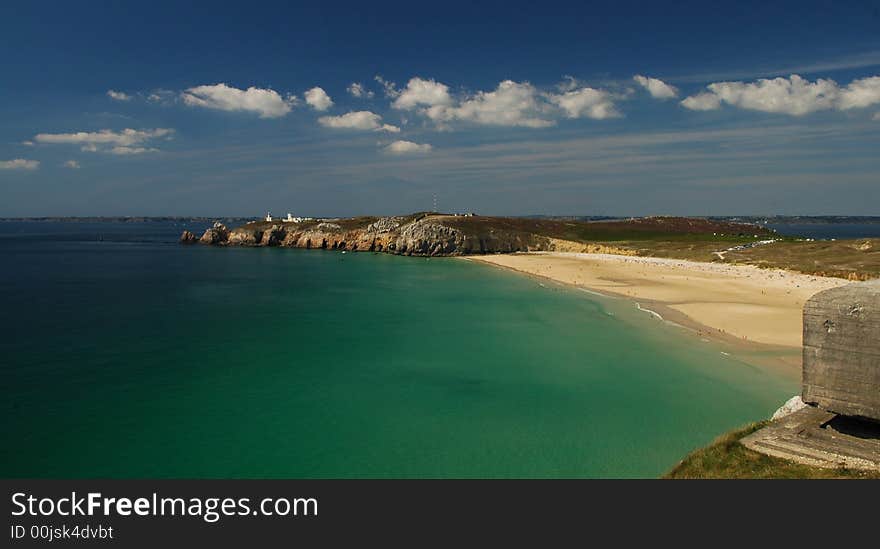 Sunny afternoon in Brittany by the atlantic ocean. Sunny afternoon in Brittany by the atlantic ocean.