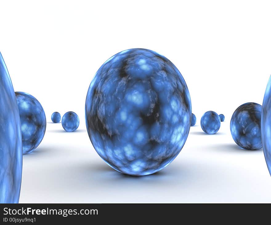 Conceptual image of isolated universes. Conceptual image of isolated universes