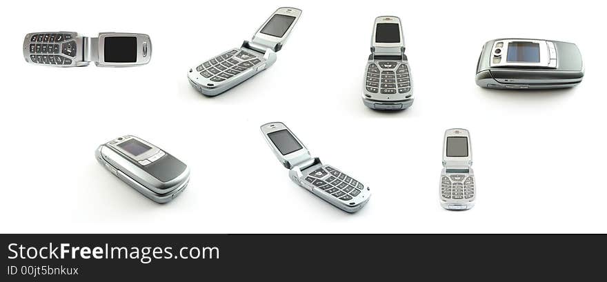 Photo collection of mobile phones. Photo collection of mobile phones