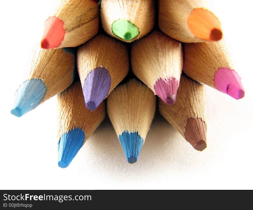 Coloured pencils