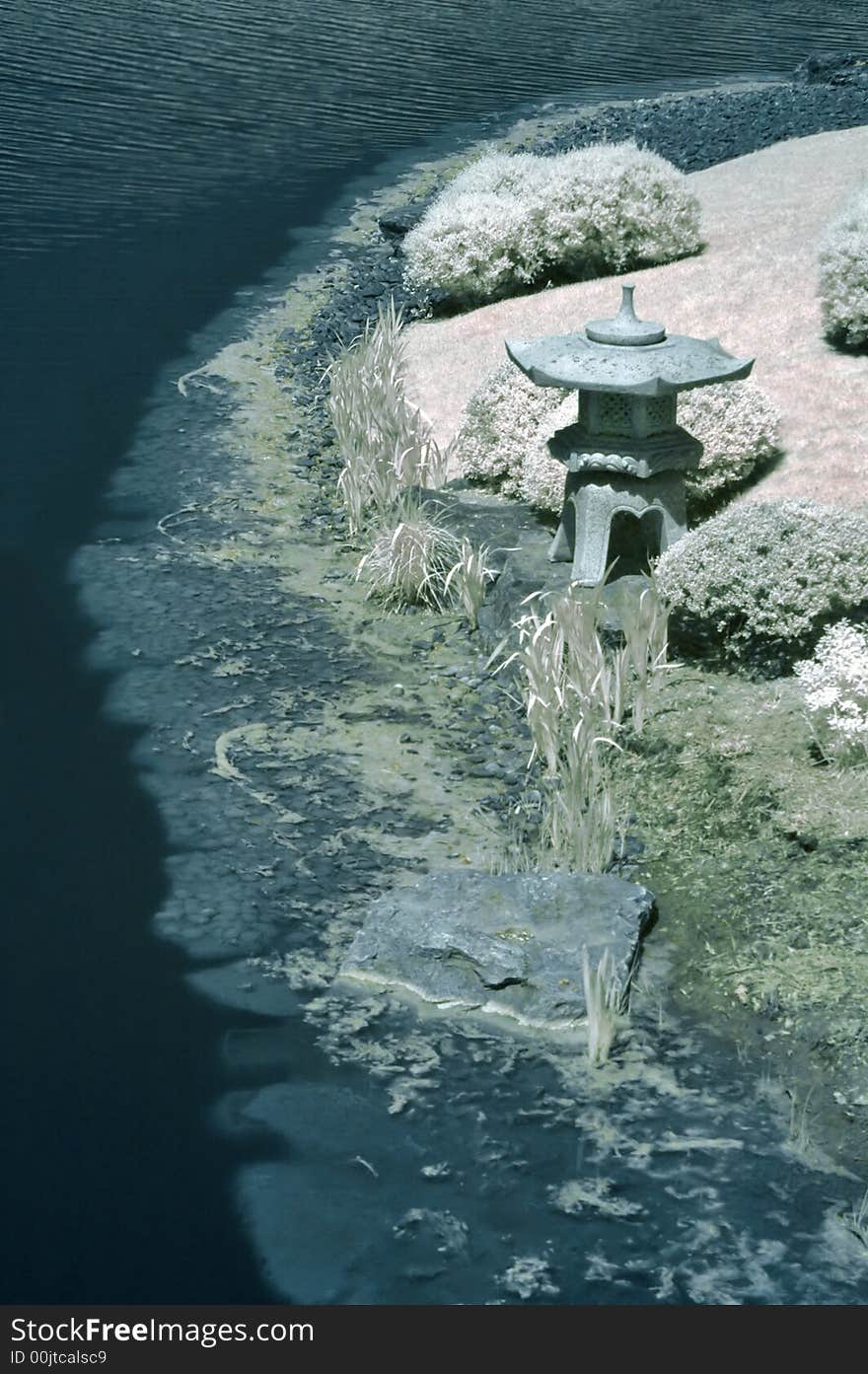 Japanese Garden in Infrared