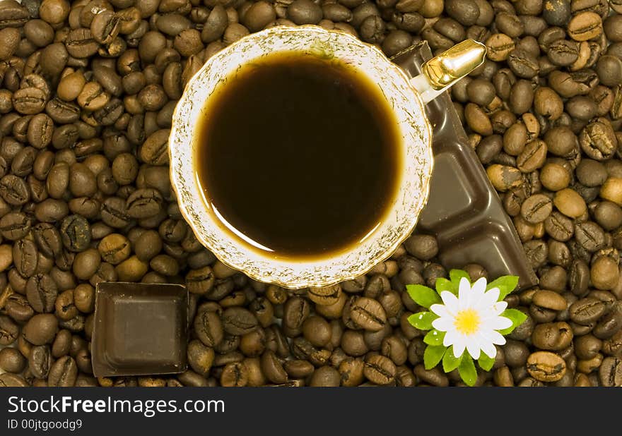 Sweet chocolate on a white background. Sweet chocolate on a white background