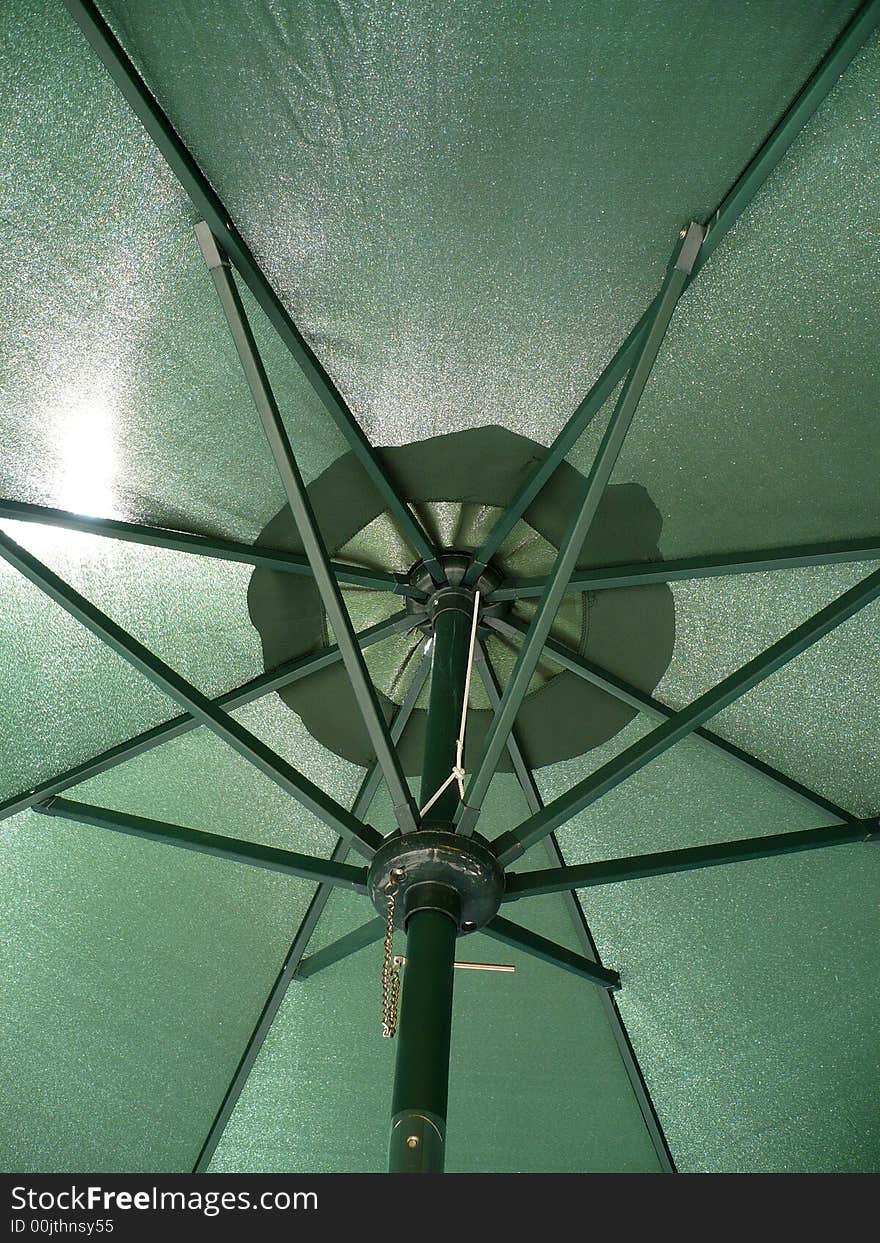 Green umbrella