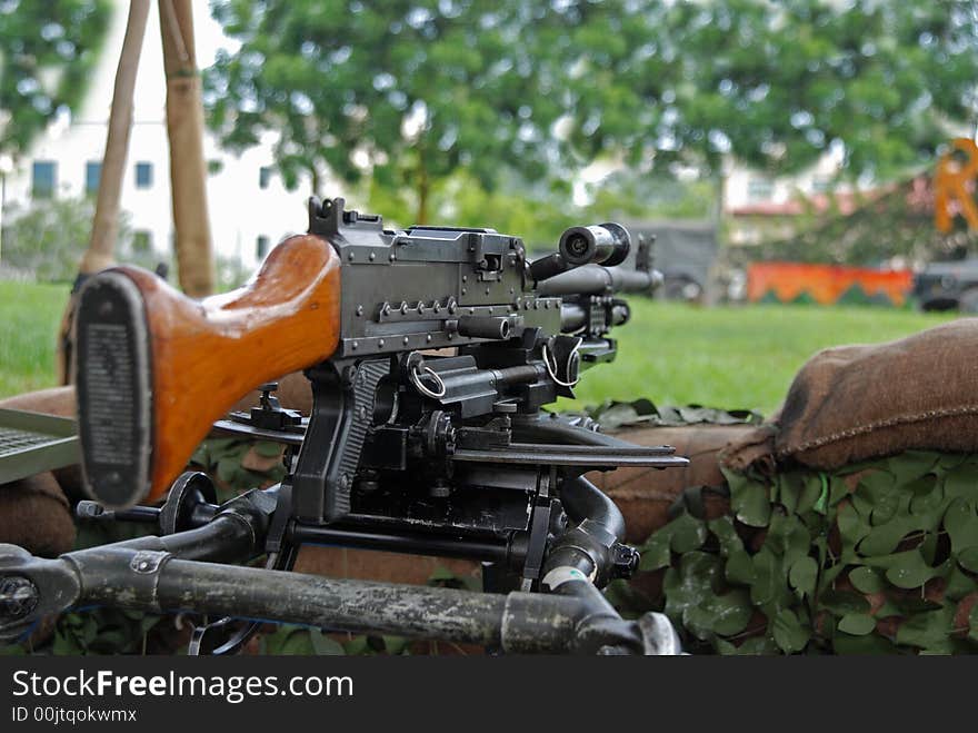 Machine Gun Displayed