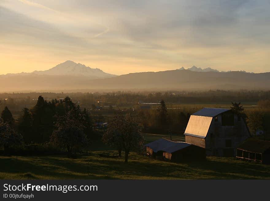 Farmyard Sunrise