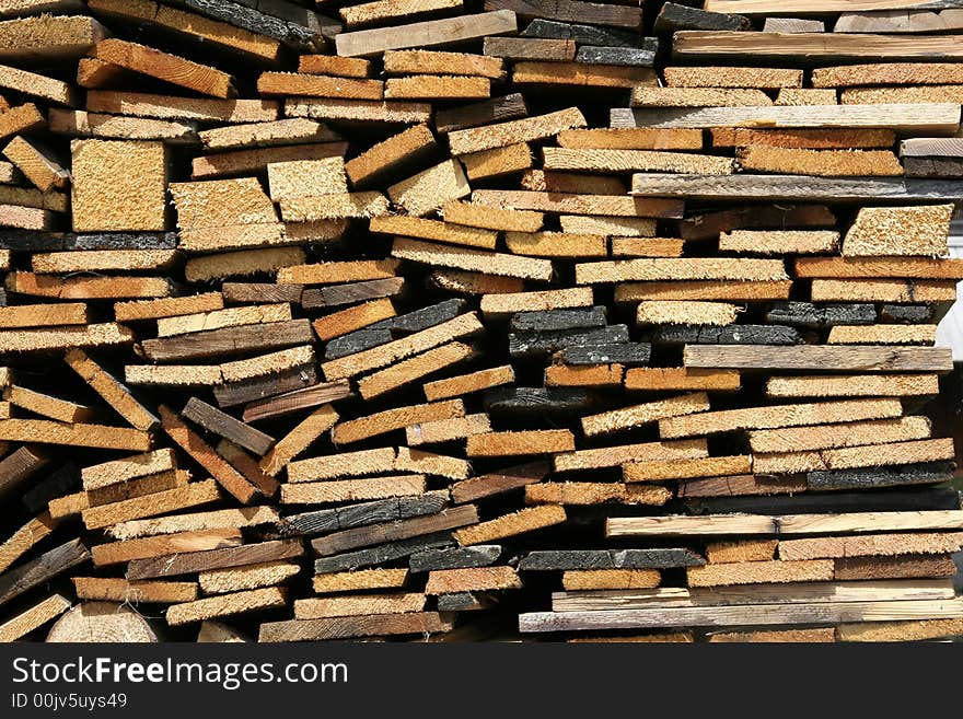 An abstract background, a stack of woods. An abstract background, a stack of woods