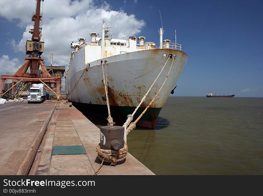 Ship In The Port