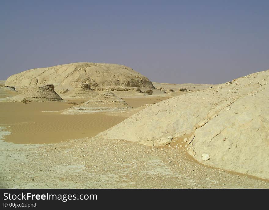 White Desert In Egypt