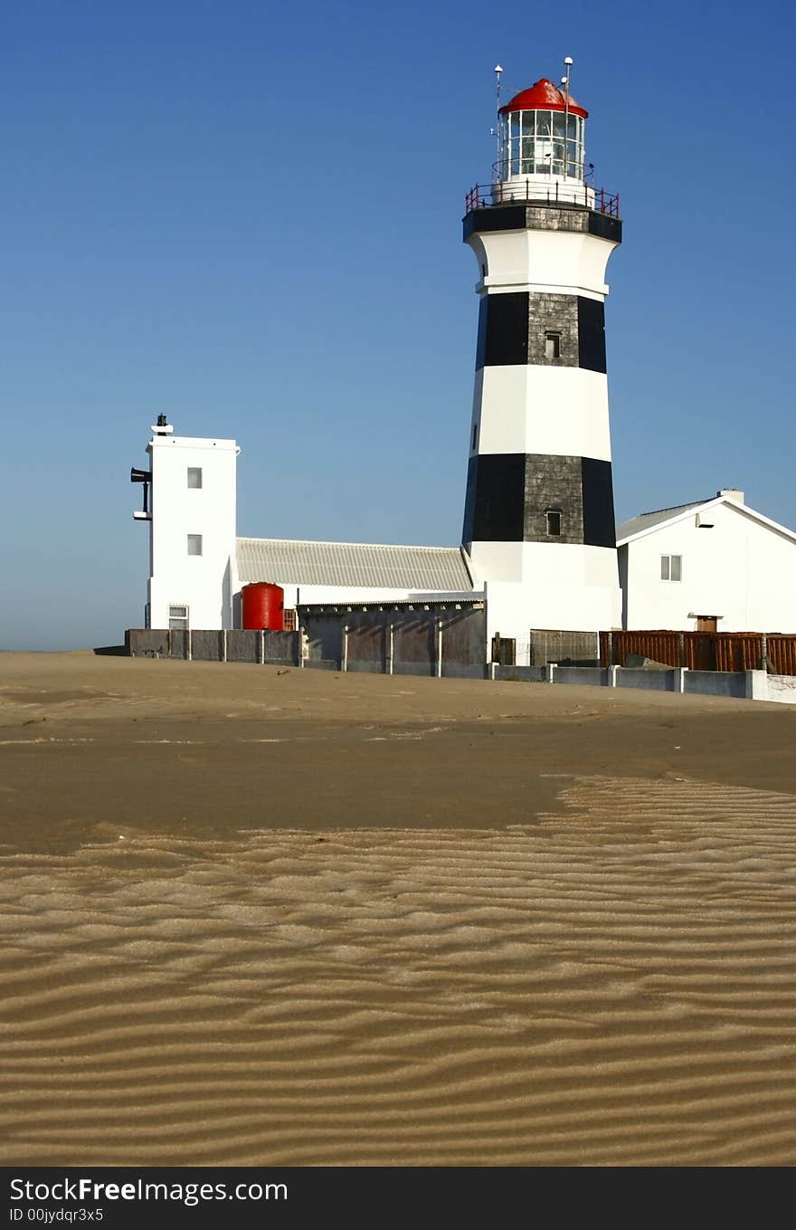 Side view of lighthouse