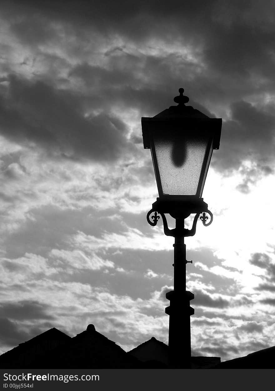 Old streetlamp