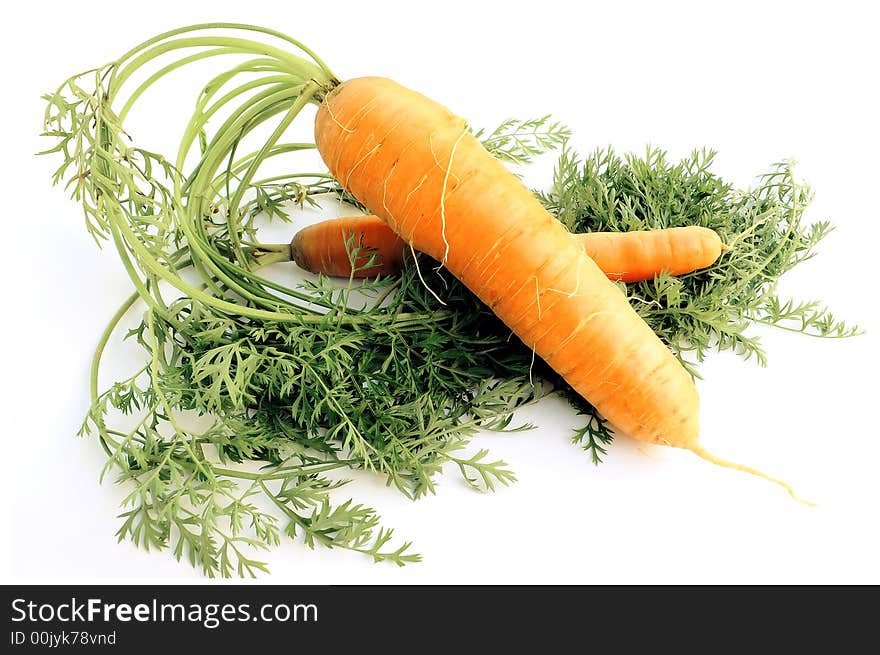 Two carrots.