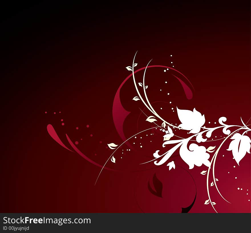 Floral background. Vector illustration for using in different ways. Floral background. Vector illustration for using in different ways