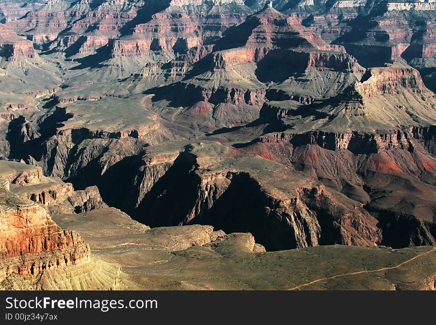 Beautiful view of the grand canyon.