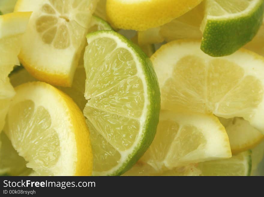 Lemon and Lime Slices