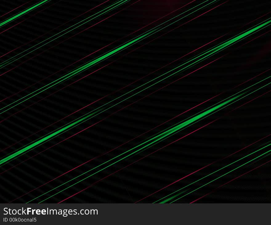 Retro abstract Christmas background with streaks of green and red