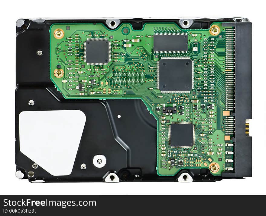 Hard disk drive isolated