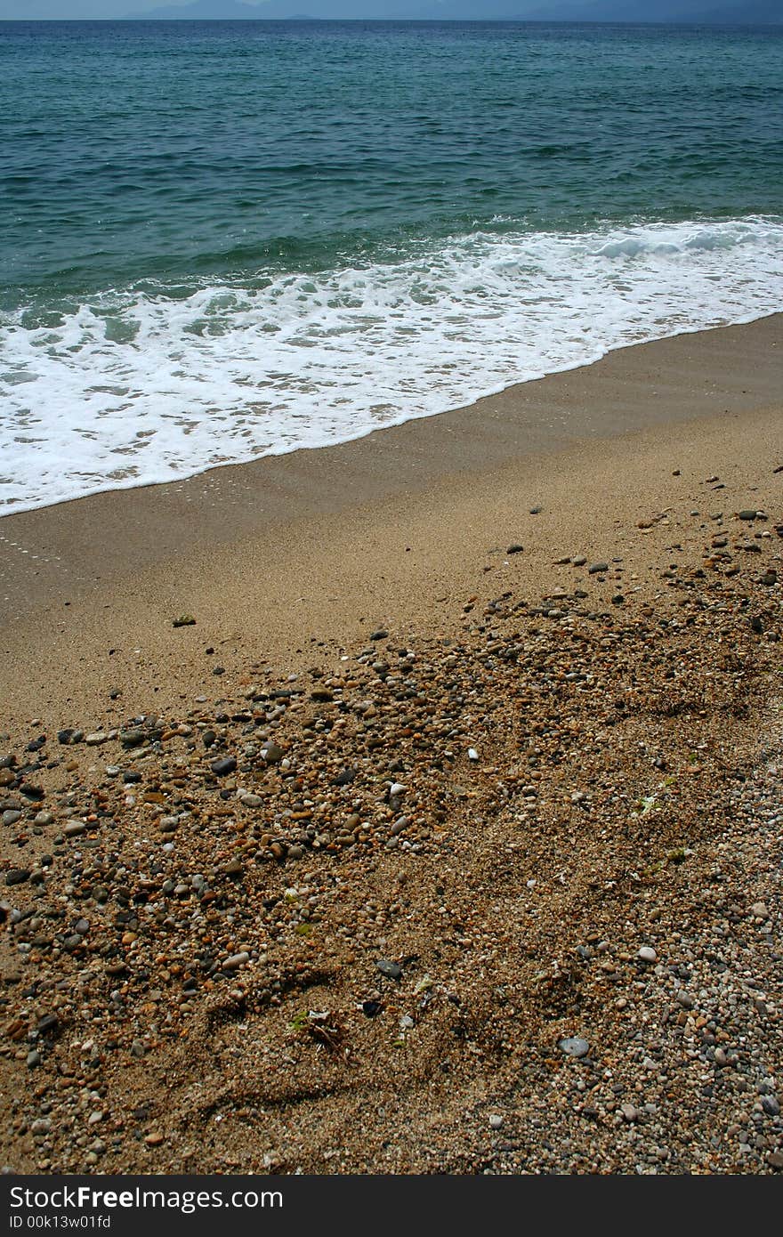 Sand on Aegean sea