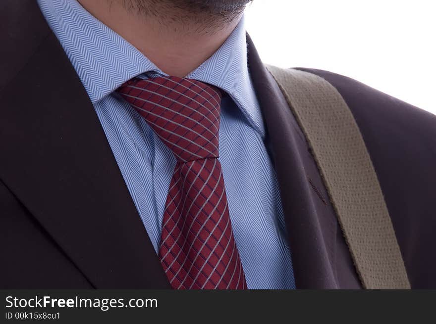 Detail of a business man with tie