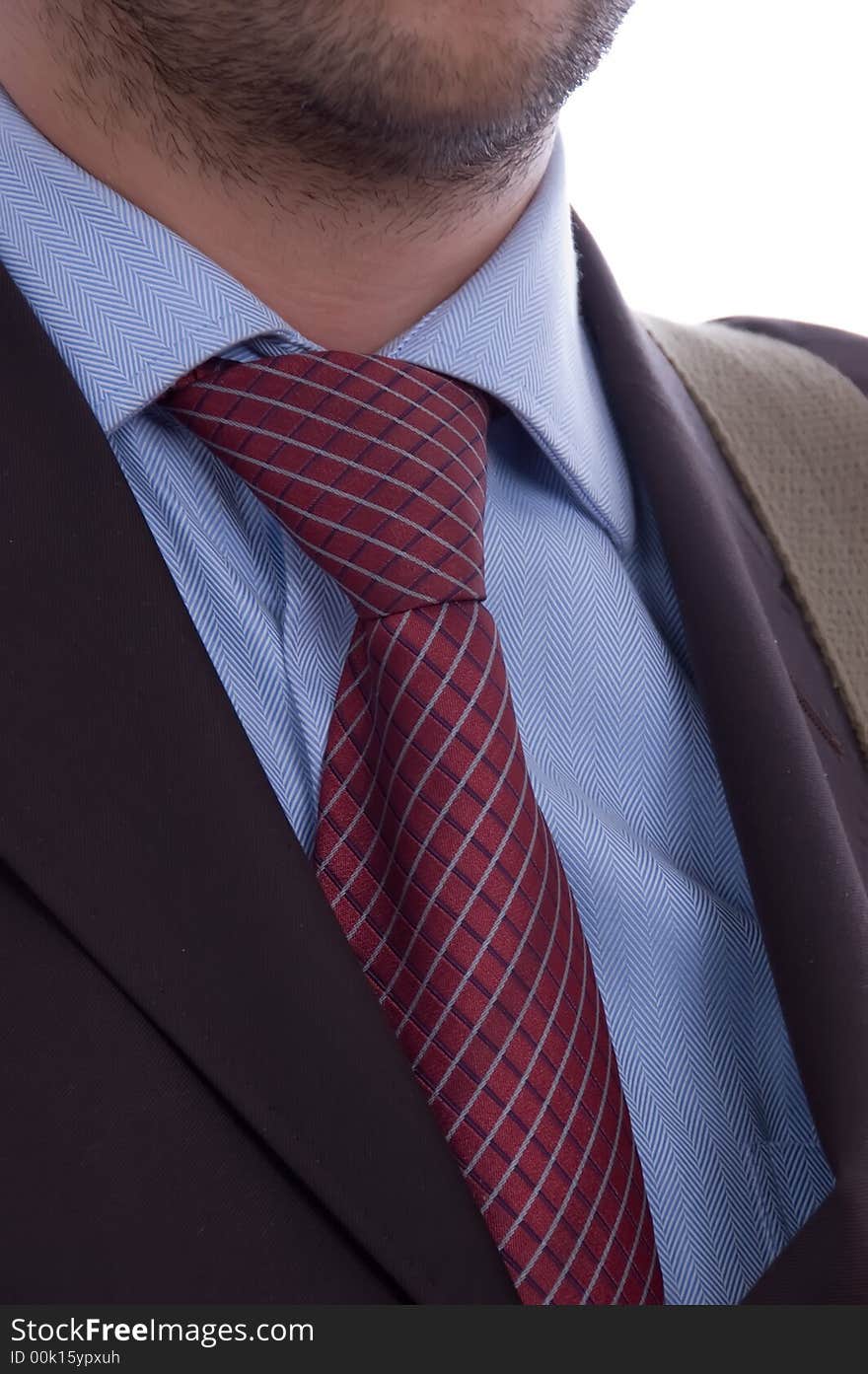 Business man tie detail