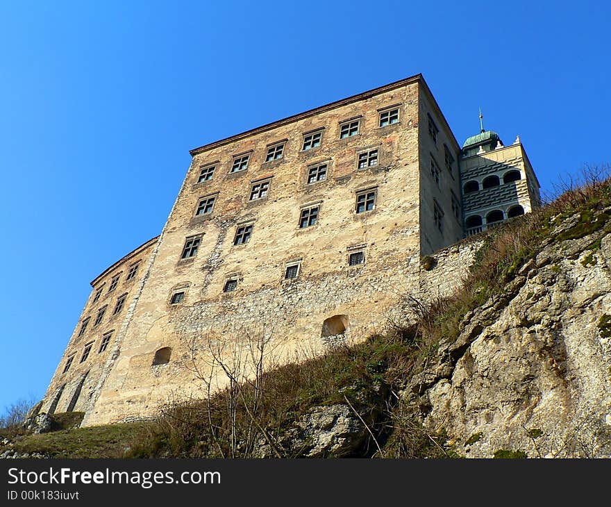 Castle in Pieskowa Skala, Poland. Castle in Pieskowa Skala, Poland