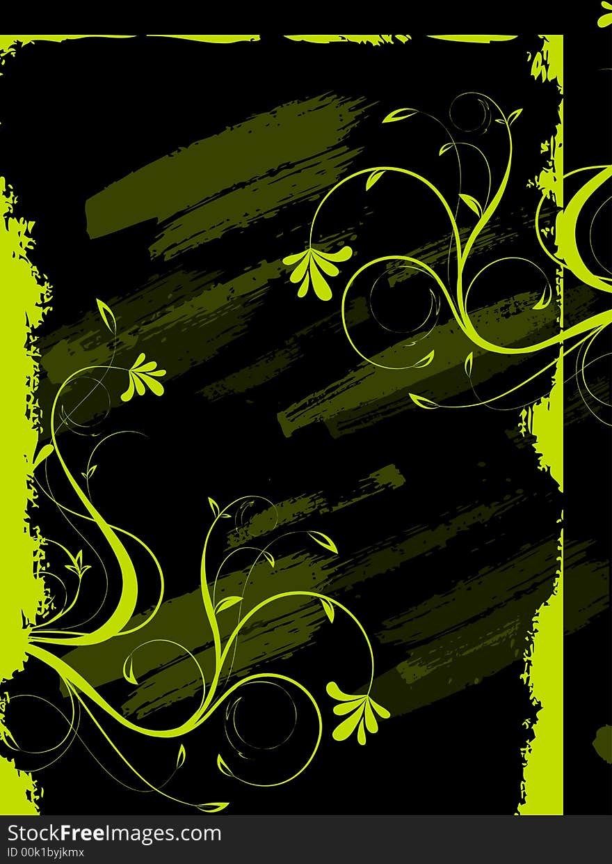 Floral background. Vector illustration for using in different ways. Floral background. Vector illustration for using in different ways