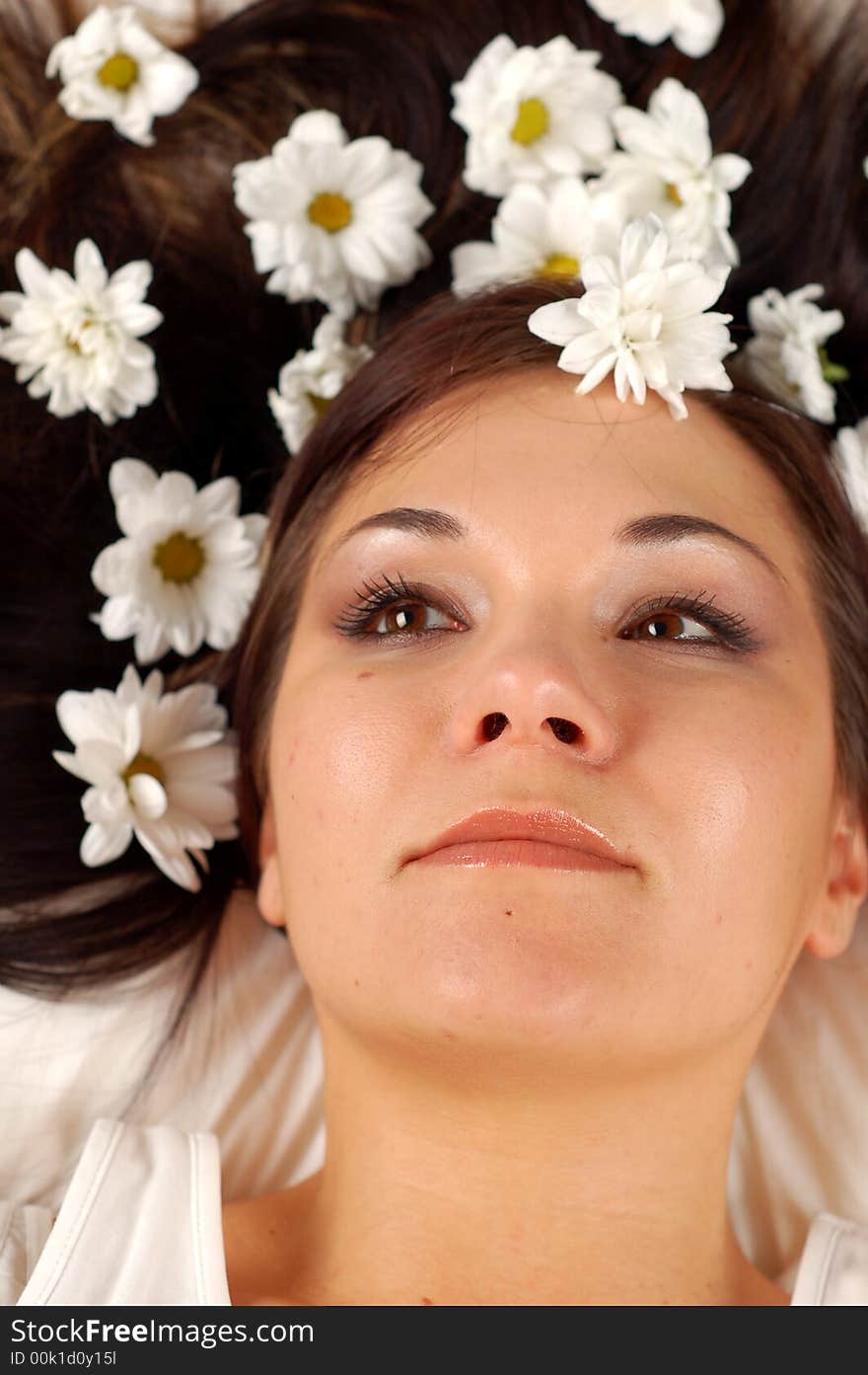 Flowers in hair