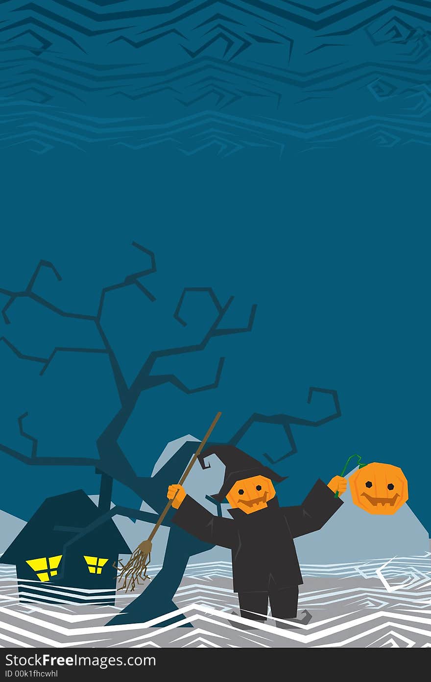 Halloween  background with pumpkin. Halloween  background with pumpkin