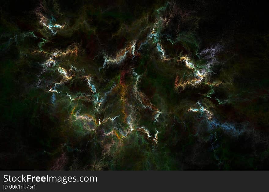 digital abstract background computer made smoke fractal. digital abstract background computer made smoke fractal