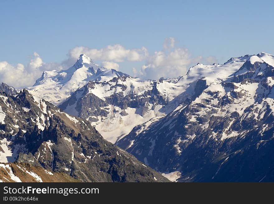 Mountains in the Caucasus. Russia. Mountains in the Caucasus. Russia