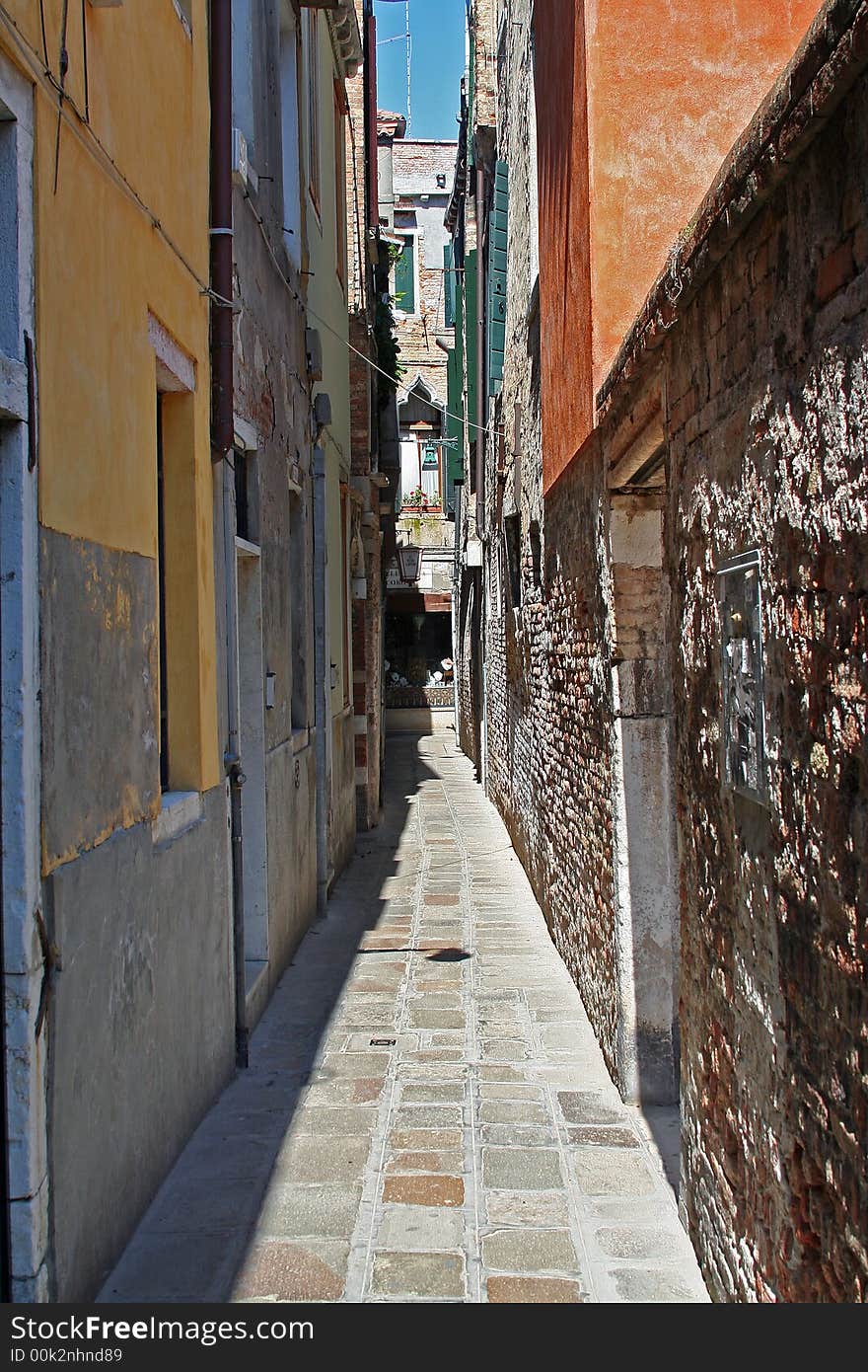 A beautiful street of Venice