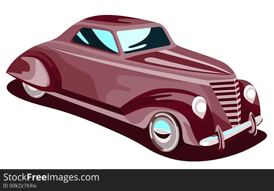 1930s Automobile Retro Style