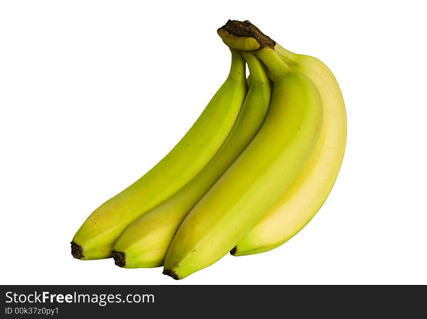 Bananas isolated on a white background