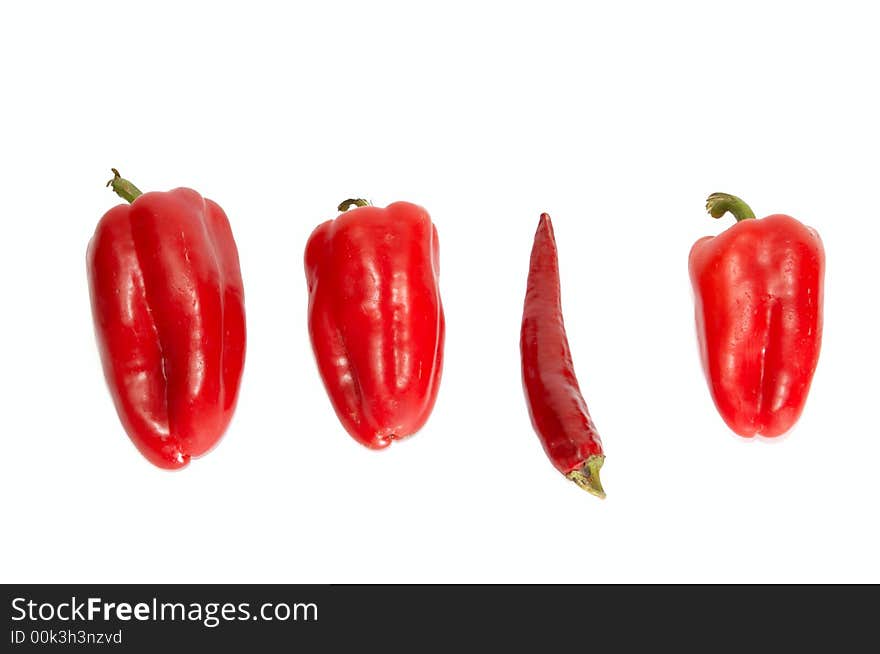 An image of group of peppers. An image of group of peppers