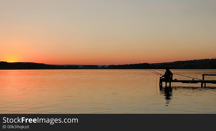 Fishin in sunset 1