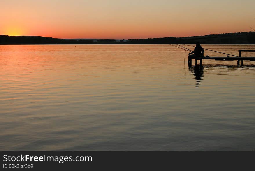 Fishin in sunset 2