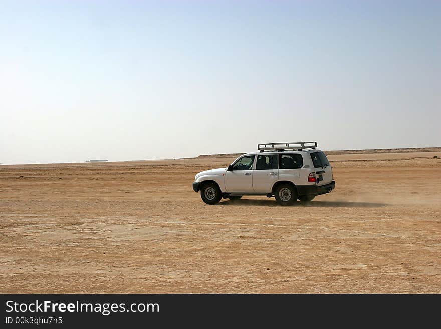 Landcruiser captured during safari in Tunisia. Landcruiser captured during safari in Tunisia