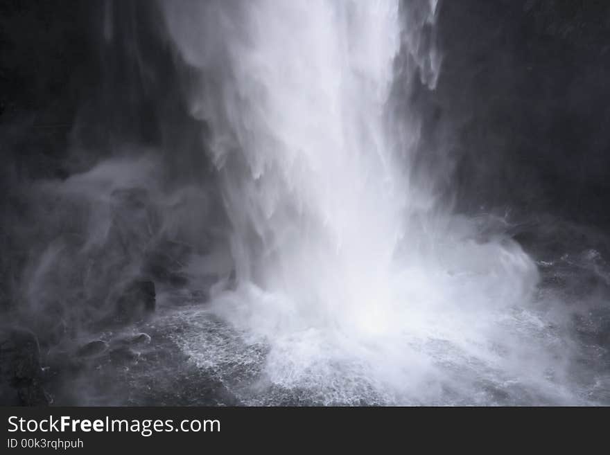 Beautiful waterfall as seen in the Pacific Northwest. Beautiful waterfall as seen in the Pacific Northwest