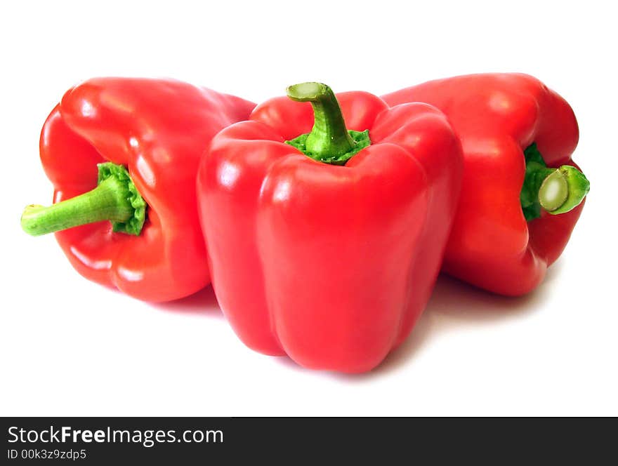 Red pepper isolated