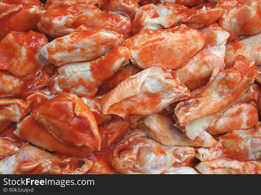 Uncooked Chicken Wings