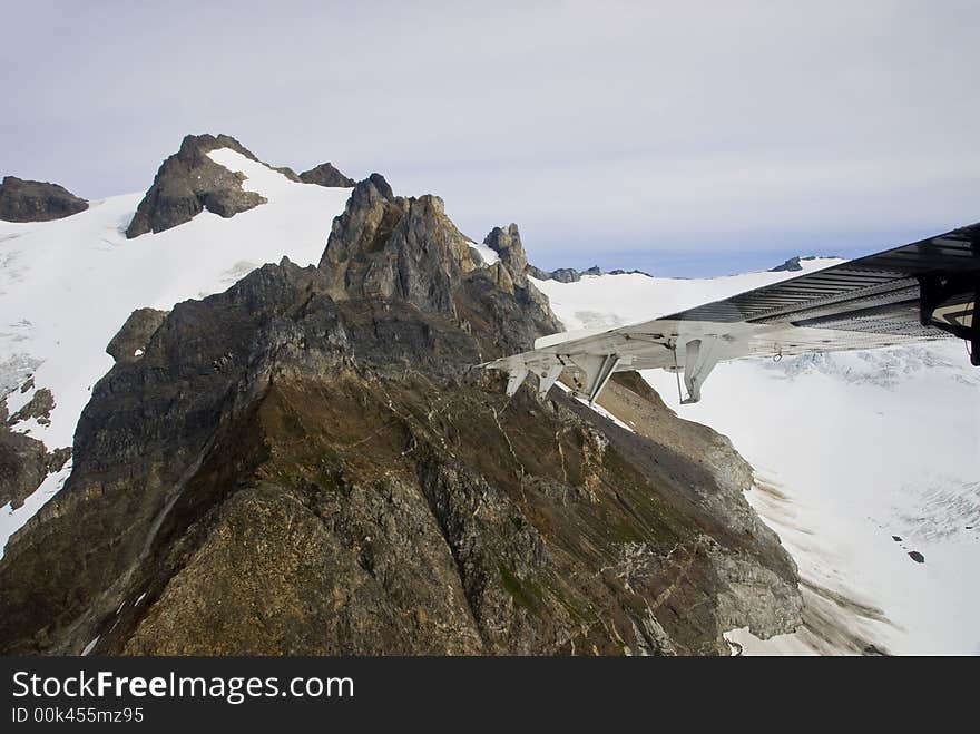 Mountains and clouds near Skagway Alaska. Mountains and clouds near Skagway Alaska