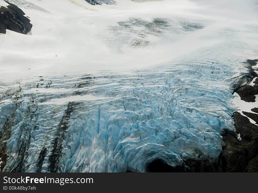 Glacier in Skagway Alaska