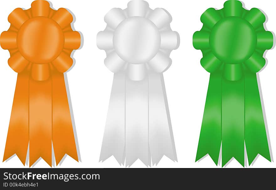 Three colored ribbons 

Note: The .eps file contains gradient meshes only editable in Adobe Illustrator. Three colored ribbons 

Note: The .eps file contains gradient meshes only editable in Adobe Illustrator.