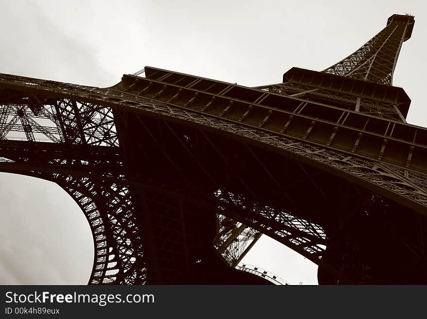 Below Eiffel