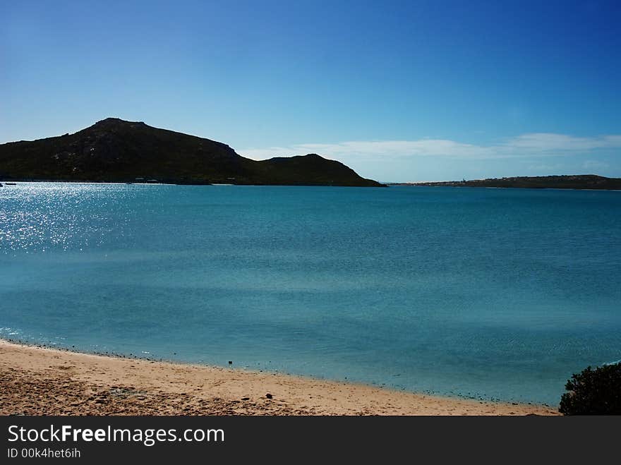 Quiet lagoon on a sunny day