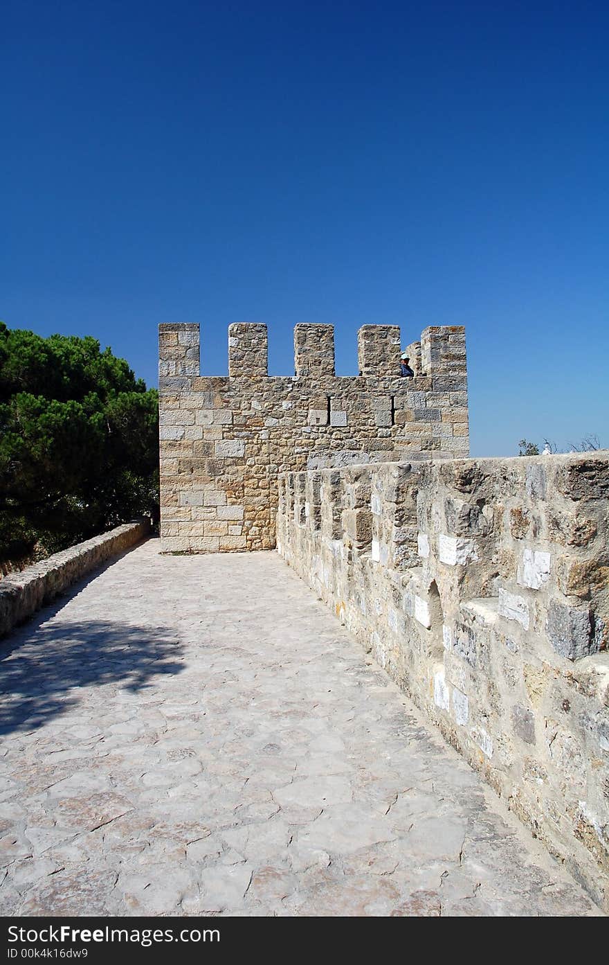 Ancient destroyed building in