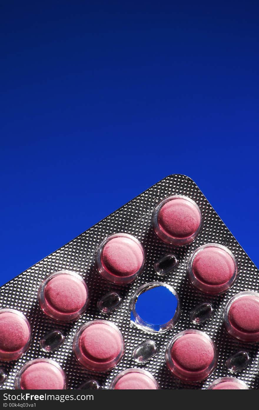 Packing of pink tablets