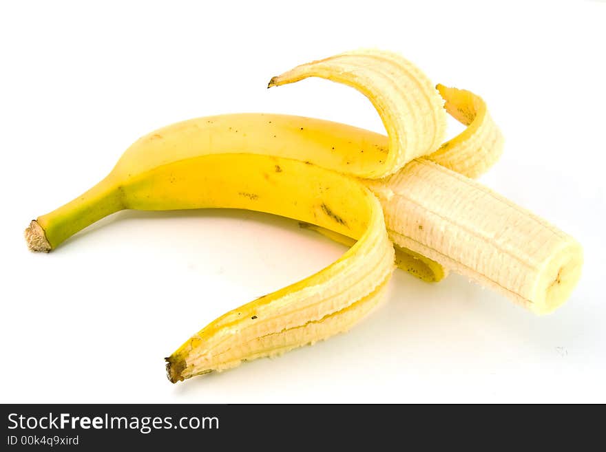 Half Peeled Banana