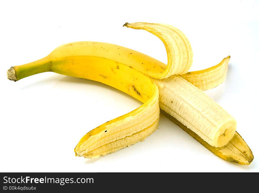 Half Peeled Banana