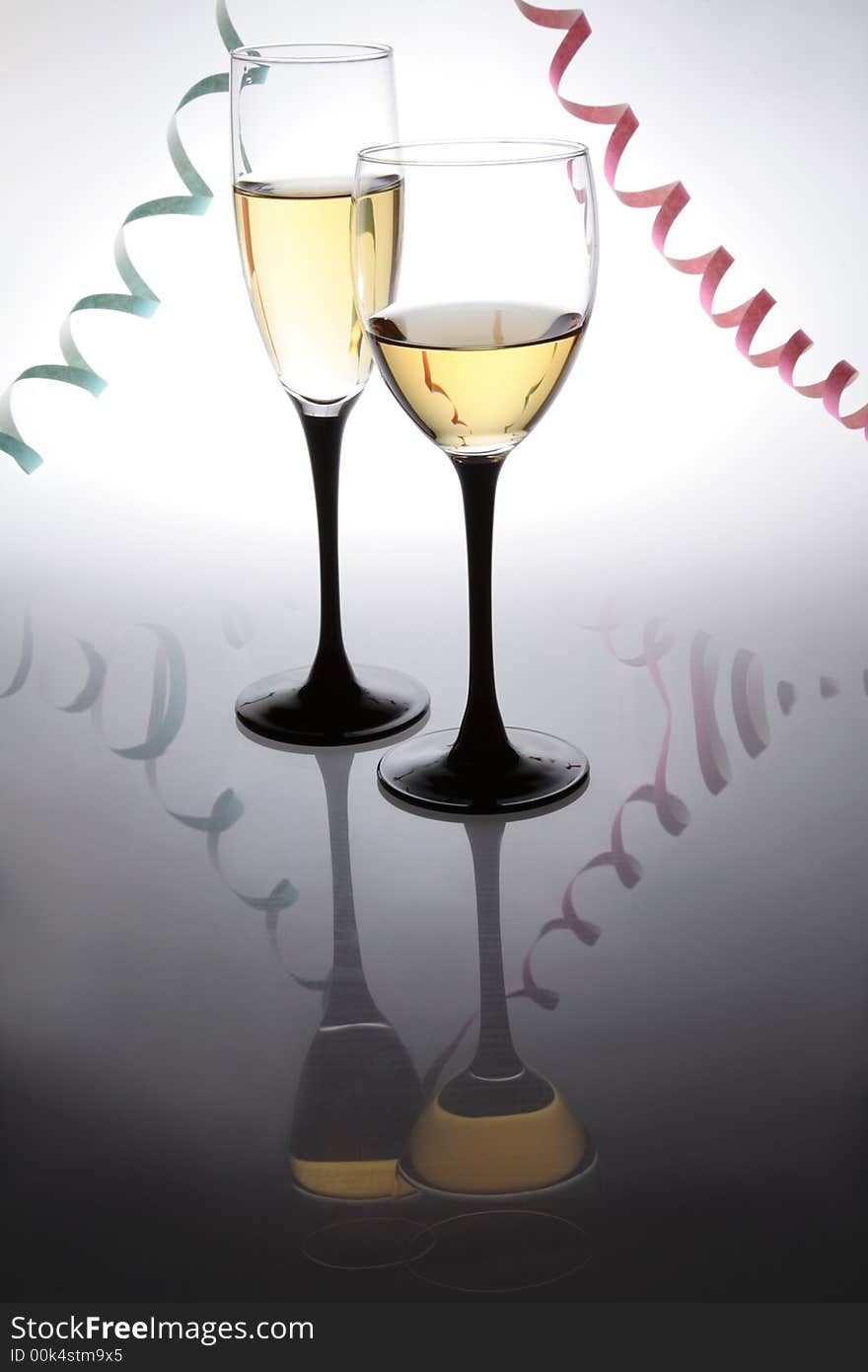 Two wineglasses